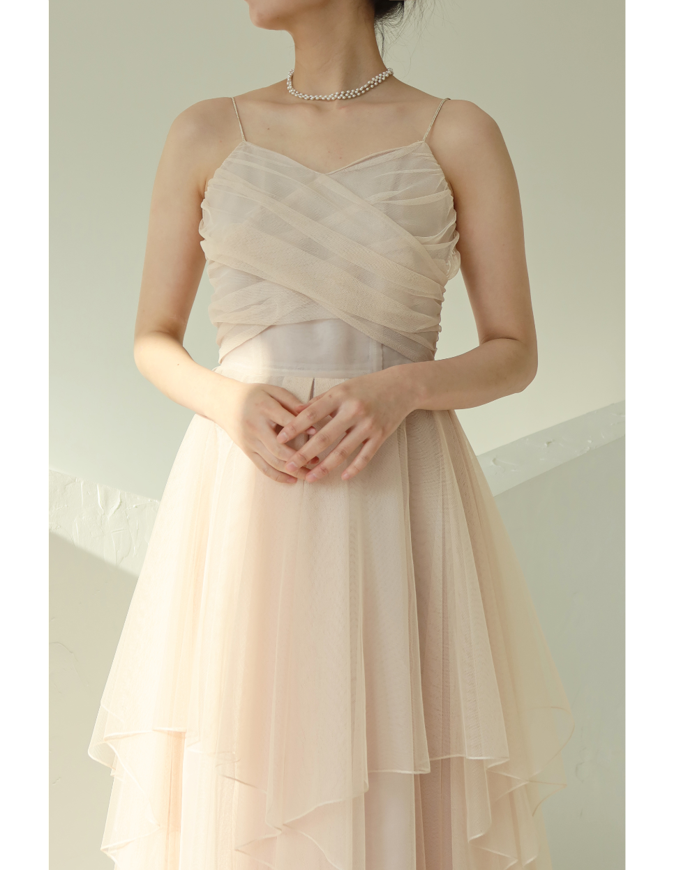 Peach Tulle Dress